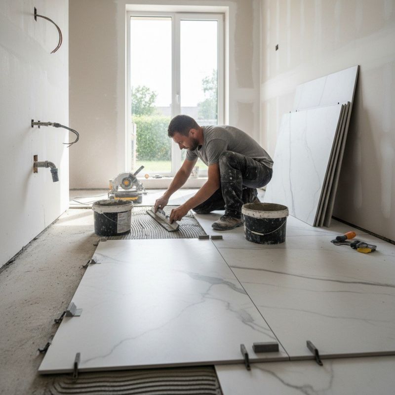 Ceramic Floor Replacement